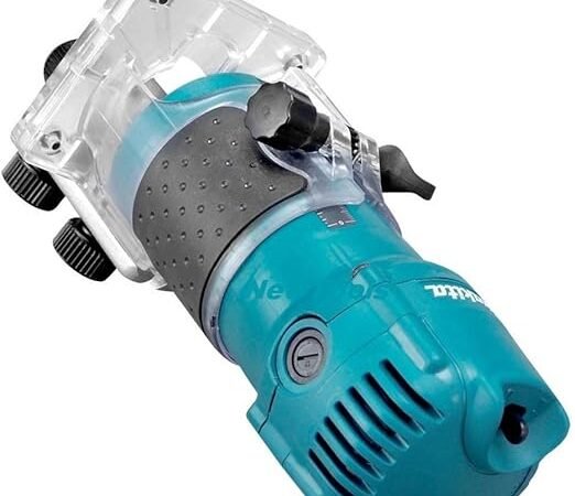 Makita Tupia Manual 3709 530W: Precisão Profissional para Acabamentos em Madeira